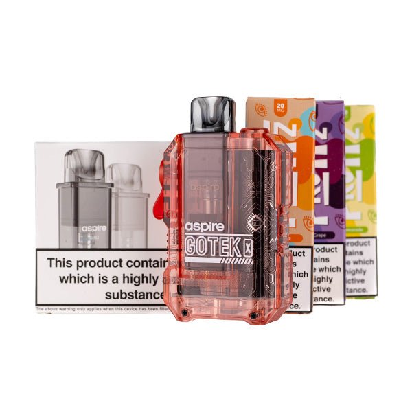 Aspire GoTek X Pod Kit Bundle - Image 2