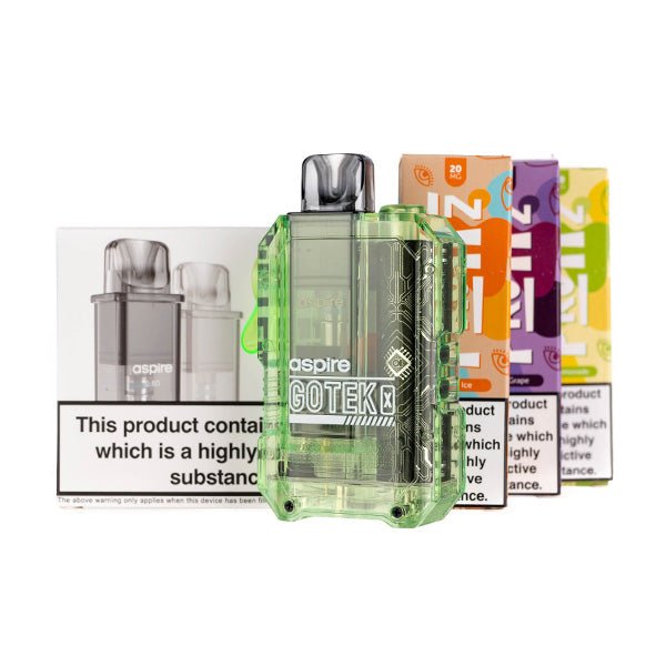 Aspire GoTek X Pod Kit Bundle - Image 3