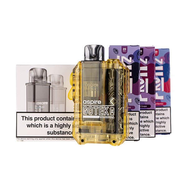 Aspire GoTek X Pod Kit Bundle - Image 9