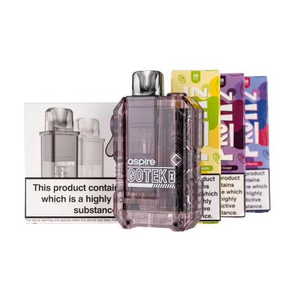 Aspire GoTek X Pod Kit Bundle - Image 4