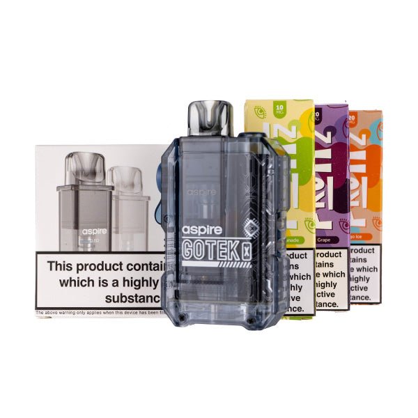 Aspire GoTek X Pod Kit Bundle - Image 7