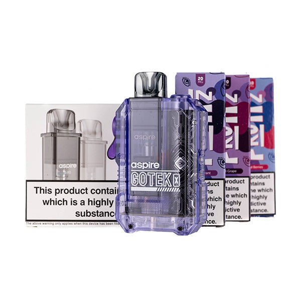 Aspire GoTek X Pod Kit Bundle - Image 8