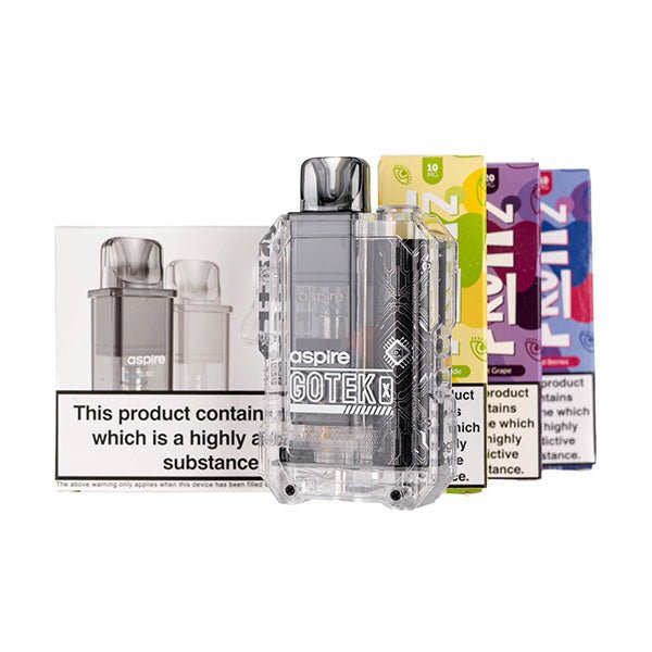 Aspire GoTek X Pod Kit Bundle - Image 10