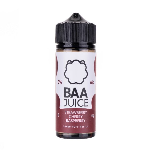 Strawberry Cherry Raspberry 100ml Shortfill by Baa Juice