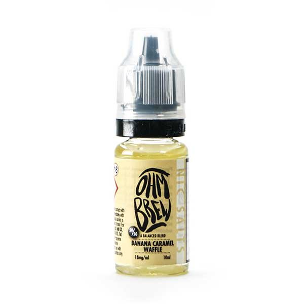Banana Caramel Waffle Nic Salt by Ohm Brew