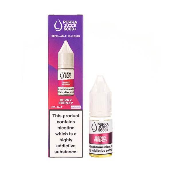 Berry Frenzy Nic Salt E-Liquid by Pukka Juice 5000+
