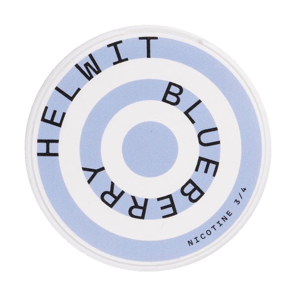 Blueberry 3/4 Nicotine Pouches by Helwit