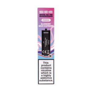 Blueberry Sour Raspberry Crystal 4 in 1 Prefilled Pods by SKE