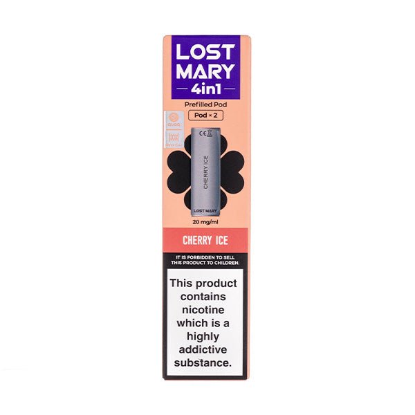 Cherry Ice 4-in-1 Prefilled Pods by Lost Mary