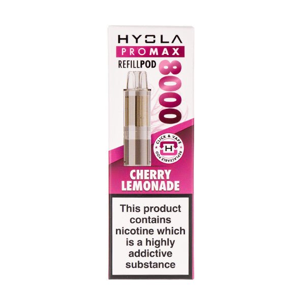 Cherry Lemonade Pro Max 8000 Prefilled Pod + Refill by Hyola