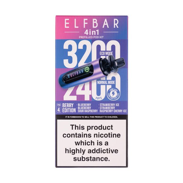 Elf Bar 4 in 1 Prefilled Pod Kit - Image 2