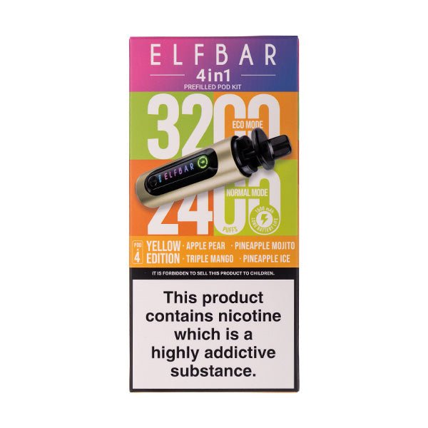 Elf Bar 4 in 1 Prefilled Pod Kit - Image 4