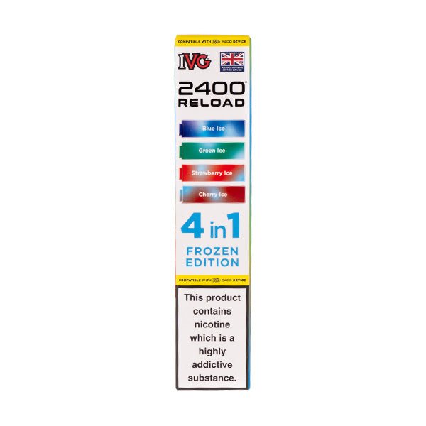 Frozen Edition IVG 2400 Reload Replacement Pods - 4 Pack