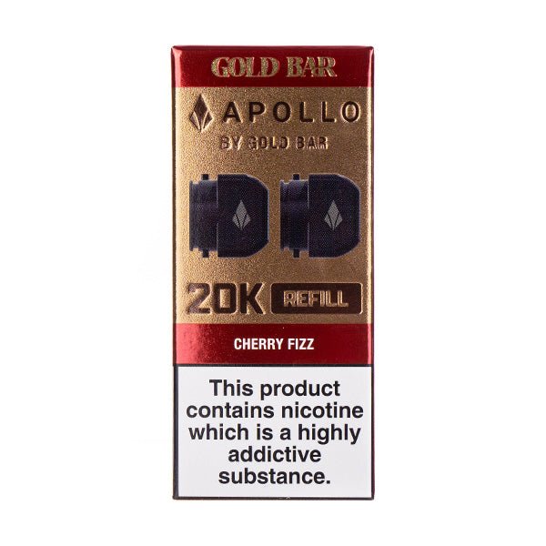 Cherry Fizz Gold Bar Apollo 20k Prefilled Pods - Image 2