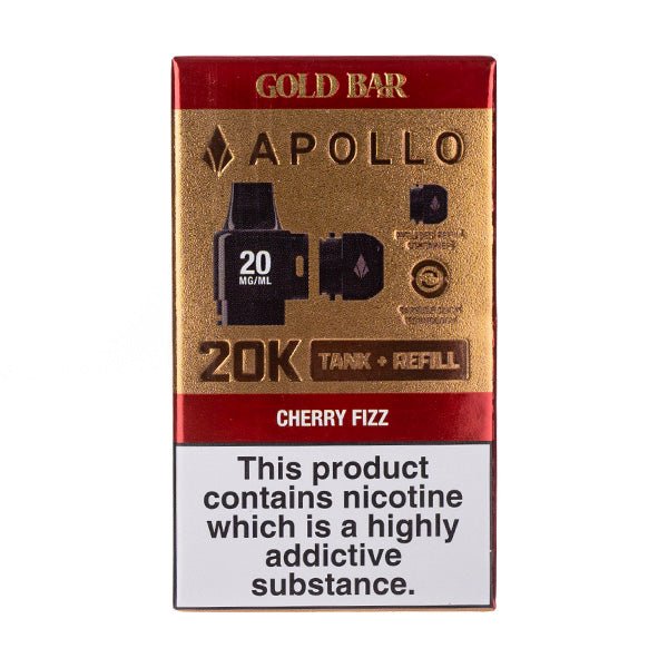 Cherry Fizz Gold Bar Apollo 20k Prefilled Pods