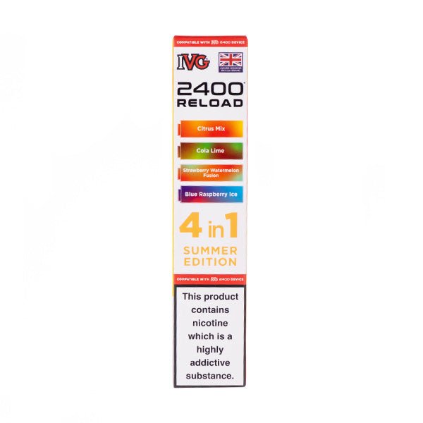 Summer Edition IVG 2400 Reload Replacement Pods - 4 Pack
