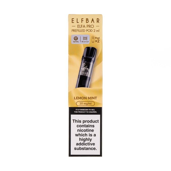 Lemon Mint Elfa Pro Prefilled Pods by Elf Bar