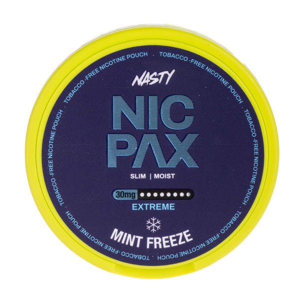 Mint Freeze Nicotine Pouches by Nasty Nic Pax