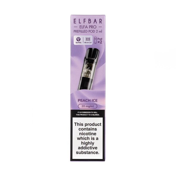 Peach Ice Elfa Pro Prefilled Pods by Elf Bar
