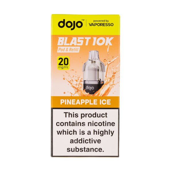 Pineapple Ice Dojo Blast 10K Prefilled Pod + Refill by Vaporesso