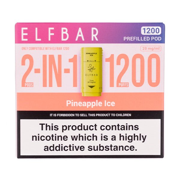 Pineapple Ice EB1200 Prefilled Pods by Elf Bar