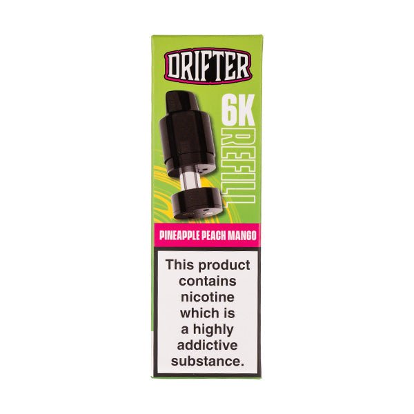Pineapple Peach Mango Drifter 6000 V2 Prefilled Pod + Refill by Drifter