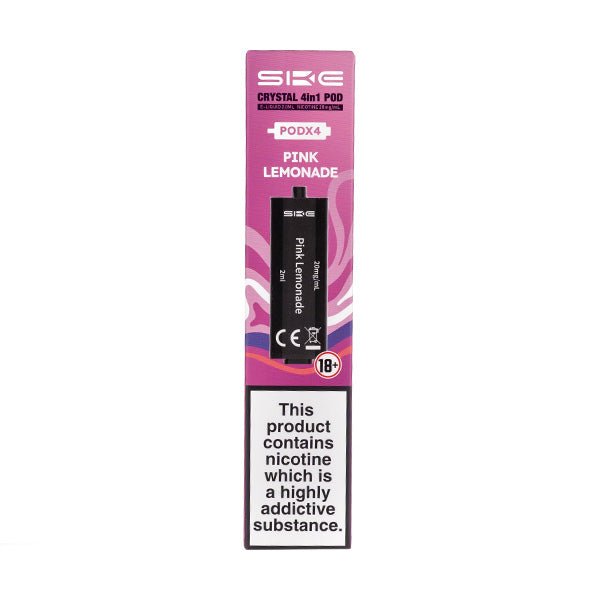 Pink Lemonade Crystal 4 in 1 Prefilled Pods by SKE