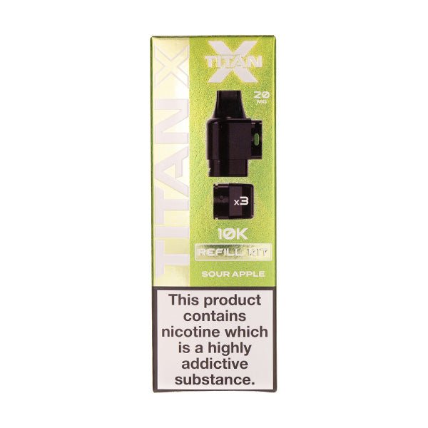 Sour Apple Titan X Refill Pack by Titan