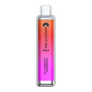 The Crystal Pro Max 4000 Puffs Strawberry Raspberry Ice Vape (0mg)
