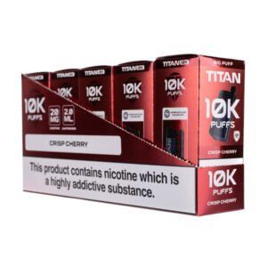 Titan 10k Rechargeable Disposable Vape [Pack of 5]