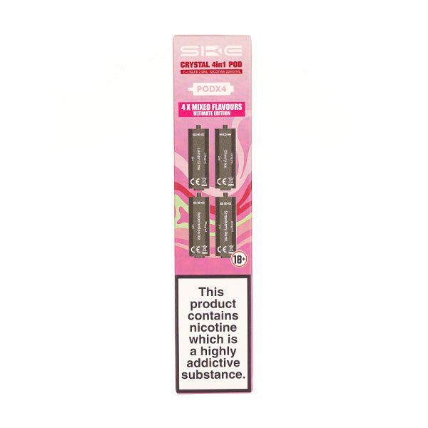 Ultimate Edition Crystal 4 in 1 Prefilled Pods by SKE