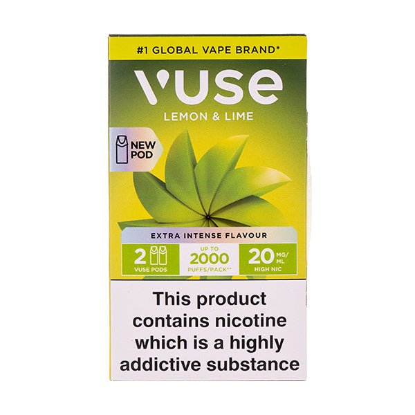 VPro NS Lemon & Lime Vuse Pro Pod Nic Salt Refills
