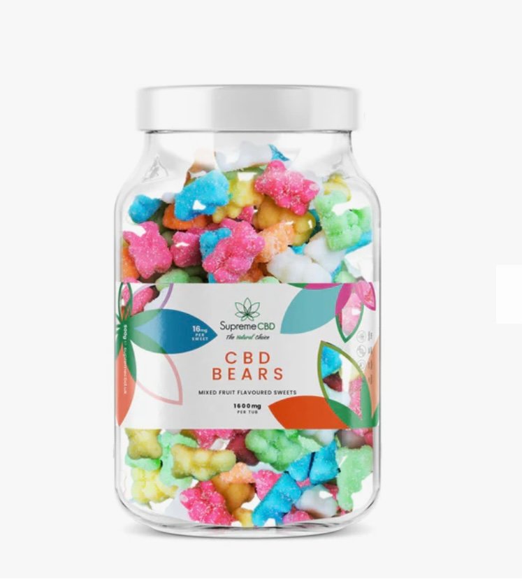CBD Large Gummy Bears (1600mg)