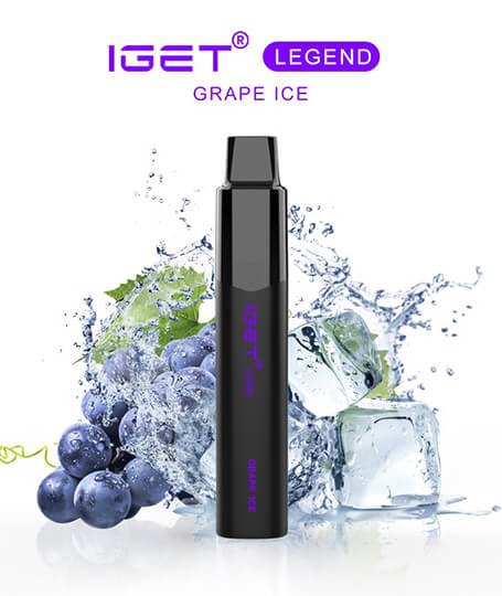 iGET LEGEND VAPE 4000 PUFF – GRAPE ICE